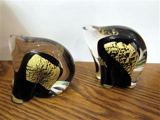 VTG SWEDEN PAIR SIGNED CRYSTAL 2